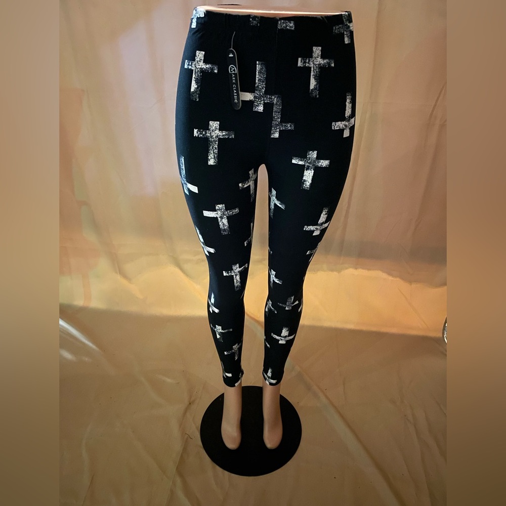 Black Leggings One Size unitalla